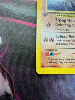 Pokemon Houndour Neo Discovery 1st Edition Holo Rare 5/75 50 HP English Card - Image 5