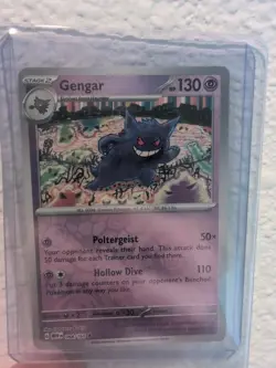 Pokemon TCG Gengar 151 Reverse Holo Rare Scarlet & Violet Card - Image 1
