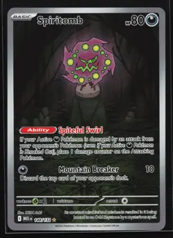 Spiritomb 148/132 ME01: Mega Evolution Illustration Rare Pokemon Card - Image 1