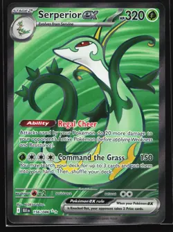 Serperior ex 156/086 SV: Black Bolt Ultra Rare Pokemon Card - Image 1