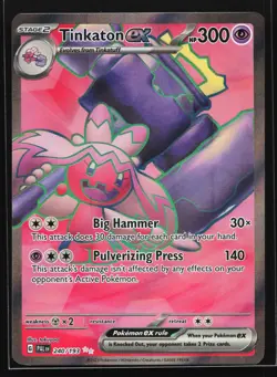 Tinkaton ex 240/193 SV02: Paldea Evolved Ultra Rare Pokemon Card - Image 1