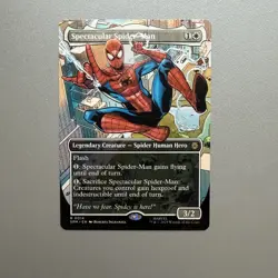 🔥Spectacular Spider-Man (Borderless) Marvel's Spider-Man Regular NM R 0014 - Image 1