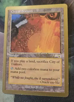 City of Traitors - MTG 1999 Kai Budde World Championship - Gold Border MINT - Image 1