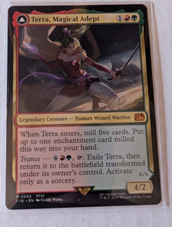 2025 Magic MTG Final Fantasy Terra Magical Adept Esper Rare #0245 - Image 1