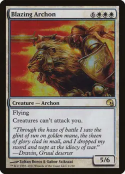 mtg magic Blazing Archon FOIL ENGLISH archonte brulant graveborn premium deck - Image 1