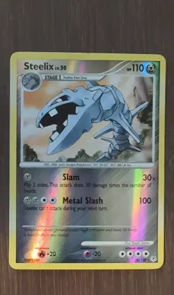 Pokemon Steelix 38/130 Diamond and Pearl Reverse Holo - NM - Image 1