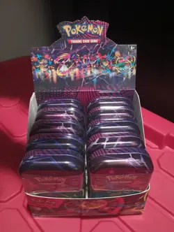 Pokemon Mega Evolution MEGA Heroes Mini Tin Display - 10 Factory Sealed Tins - Image 1