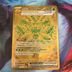 Teal Mask Ogerpon Ex 177/131 Prismatic Evolutions Gold Holo Full Art Pokemon TCG - Image 1