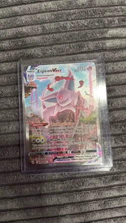 Pokemon Espeon VMAX 270/264 Alternate Art Secret Rare Fusion Strike Holo 310 HP - Image 1