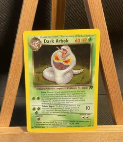 Vintage Pokemon Team Rocket Dark Arbok Holo 2/82 - LP - Image 1