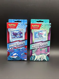Pokemon TCG Knock Out Collection Bundle Kyogre & Suicune Sealed Bundle - Image 1