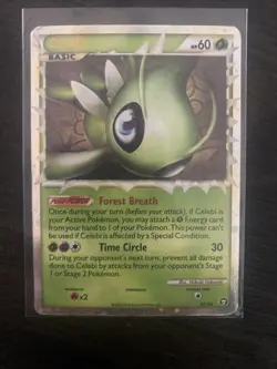 Moderately Played Celebi Prime - 92/102 - Super Rare Holo Pokemon Triumphant - Image 1