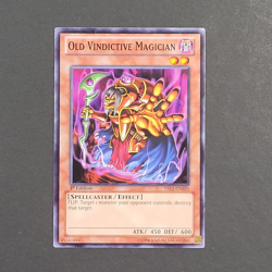Yugioh TCG - Old Vindictive Magician - YS13-EN020 - NM - 1st Ed - Common - 2013 - Image 1