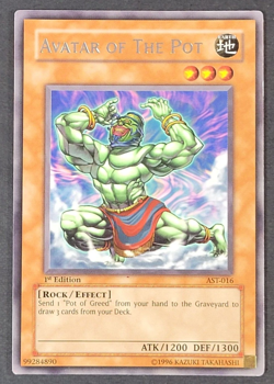 Yugioh TCG - Avatar of the Pot - AST-016- LP - Rare - 1st Edition - Monster 2004 - Image 1
