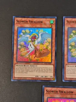 Yugioh TCG - 3x Slower Swallow - MP22-EN137 - NM - 1st Edition - Super Rare 2022 - Image 4