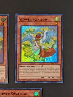 Yugioh TCG - 3x Slower Swallow - MP22-EN137 - NM - 1st Edition - Super Rare 2022 - Image 5