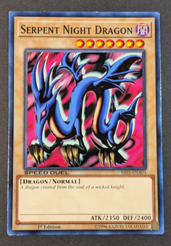 Yugioh TCG - 1x Serpent Night Dragon - SS03-ENA01 - LP - Speed Duel - 2019 - Image 1