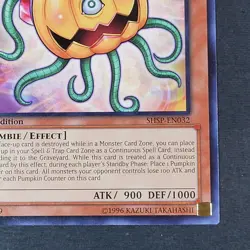 Yugioh TCG - Pumprincess the Princess of Ghosts - SHSP-EN032 - NM - 1st Ed 2013 - Image 4