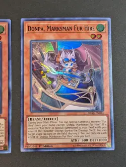 Yugioh TCG - 2x Donpa, Marksman fur Hire - DASA-EN014 - 1st - NM/LP - Super Rare - Image 5