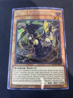 Yugioh S-Force Rappa Chiyomaru Secret Rare BLVO-EN011 1st Ed Near Mint - Image 2