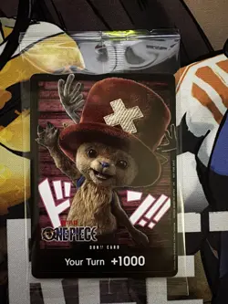 One Piece TCG Live Action Chopper Don Card Promo English Sealed Regional 26 27 - Image 1