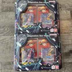 One Piece TCG Illustration Box Vol. 6 Bandai Namco Brand New SEALED [Lot Of 2] - Image 1