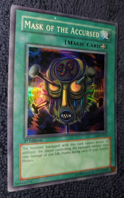 Yu-Gi-Oh "MASK OF THE ACCUSED" LON-019 - Konami Trading Card / YGO First Edition - Image 1