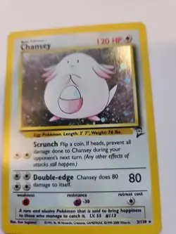 Chansey Base Set 2 Holo Pokemon Card WOTC - Image 5