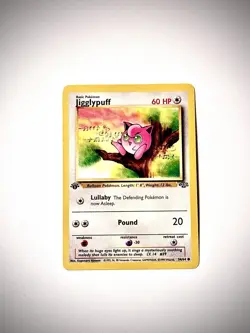 Pokemon Card - Jigglypuff Jungle 1st Edition 54/64 Common - Image 1