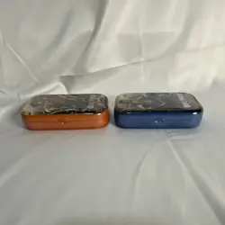 Bandai Namco One Piece Card Game Tin Pack Set Vol.2 Storage Tins Orange Blue - Image 3