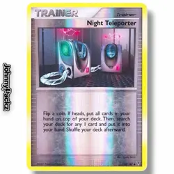 Night Teleporter 138/147 - 2009 Supreme Victors Reverse Holo Pokemon Card LP - Image 1