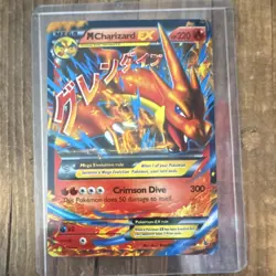M Charizard EX Mega Holo Ultra Rare Flashfire 13/106 220 HP Pokemon TCG Card - Image 1