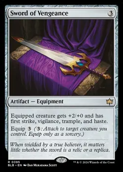 Sword of Vengeance - Non-Foil - Bloomburrow - 395 | MTG Card - Image 1