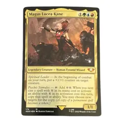 Magic: The Gathering Warhammer 40k Magus Lucea Kane Foil NM - Image 1