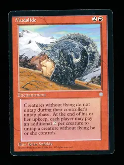 * * 1x Mudslide x1 * * Ice Age MTG LP-MP Light to Moderate Play - Image 1
