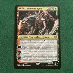 Lukka, Bound to Ruin (Phyrexian) Phyrexia: All Will Be One Regular - Image 1