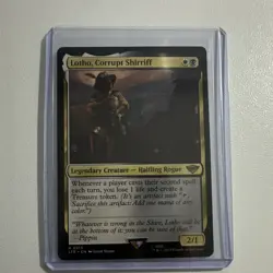 Magic: The Gathering Lotho, Corrupt Shirriff Rare Legendary Creature 0213 - Image 1