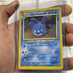 Pokemon Light Azumarill 13/105 Holo Neo Destiny Pokemon Card WOTC LP Vintage TCG - Image 2