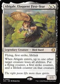 Abigale Eloquent First Year 204 Lorwyn Eclipsed Magic the Gathering - Image 1