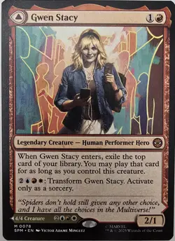 Gwen Stacy Ghost-Spider Commander Deck – Marvel MTG Jeskai Exile Spells - Image 1