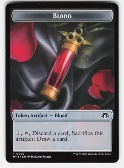 BLOOD // ENERGY RESERVE DOUBLE-SIDED TOKEN - Magic: The Gathering - Leo LP - Image 1