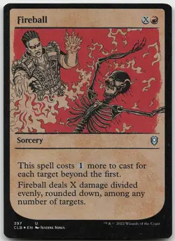 Fireball (Showcase) FOIL Battle for Baldur's Gate LP MTG - Image 1