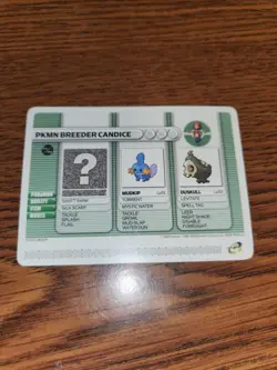 Pokemon Battle Card E Reader Ruby Gameboy Advance 2003 PKMN Breeder Candice Ruby - Image 1