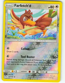 Farfetch'd - Reverse Holo - 127/181 Team Up - Pokemon TCG - 2019 - Image 1