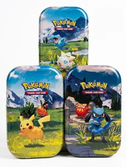 x3 Pokemon TCG: Mega Evolution-Ascended Heroes Mini Tin Factory Sealed NEW - Image 1