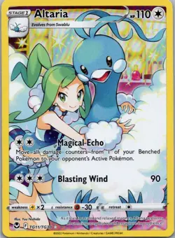 Altaria TG11/TG30 Holo Silver Tempest Trainer Gallery Pokemon Holo NM - Image 1