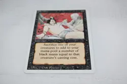 Magic card: Sacrifice Black Interrupt Dan Frazier MTG - Image 1