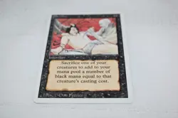 Magic card: Sacrifice Black Interrupt Dan Frazier MTG - Image 3