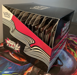 OPENED Pokemon TCG White Flare Tech Sticker Collection Display - 12 Blisters - Image 3