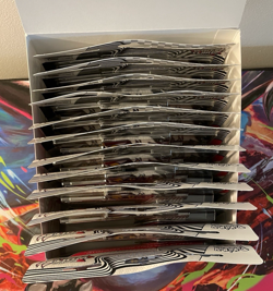 OPENED Pokemon TCG White Flare Tech Sticker Collection Display - 12 Blisters - Image 5